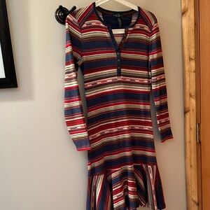 Ralph Lauren LaurenJeans Ci Multicolor Dress sz XS